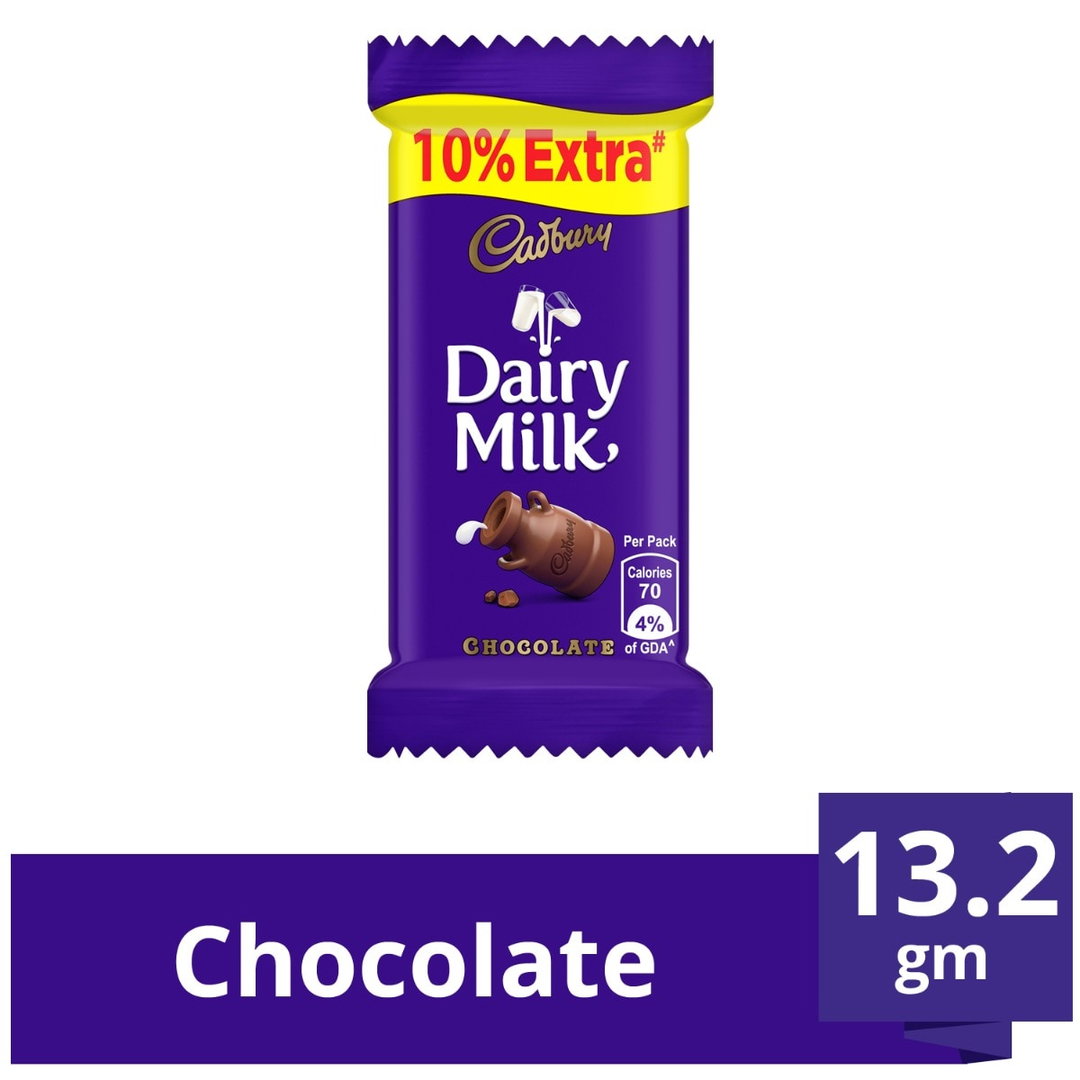 Cadbury Dairy Milk Chocolate 13.2gm