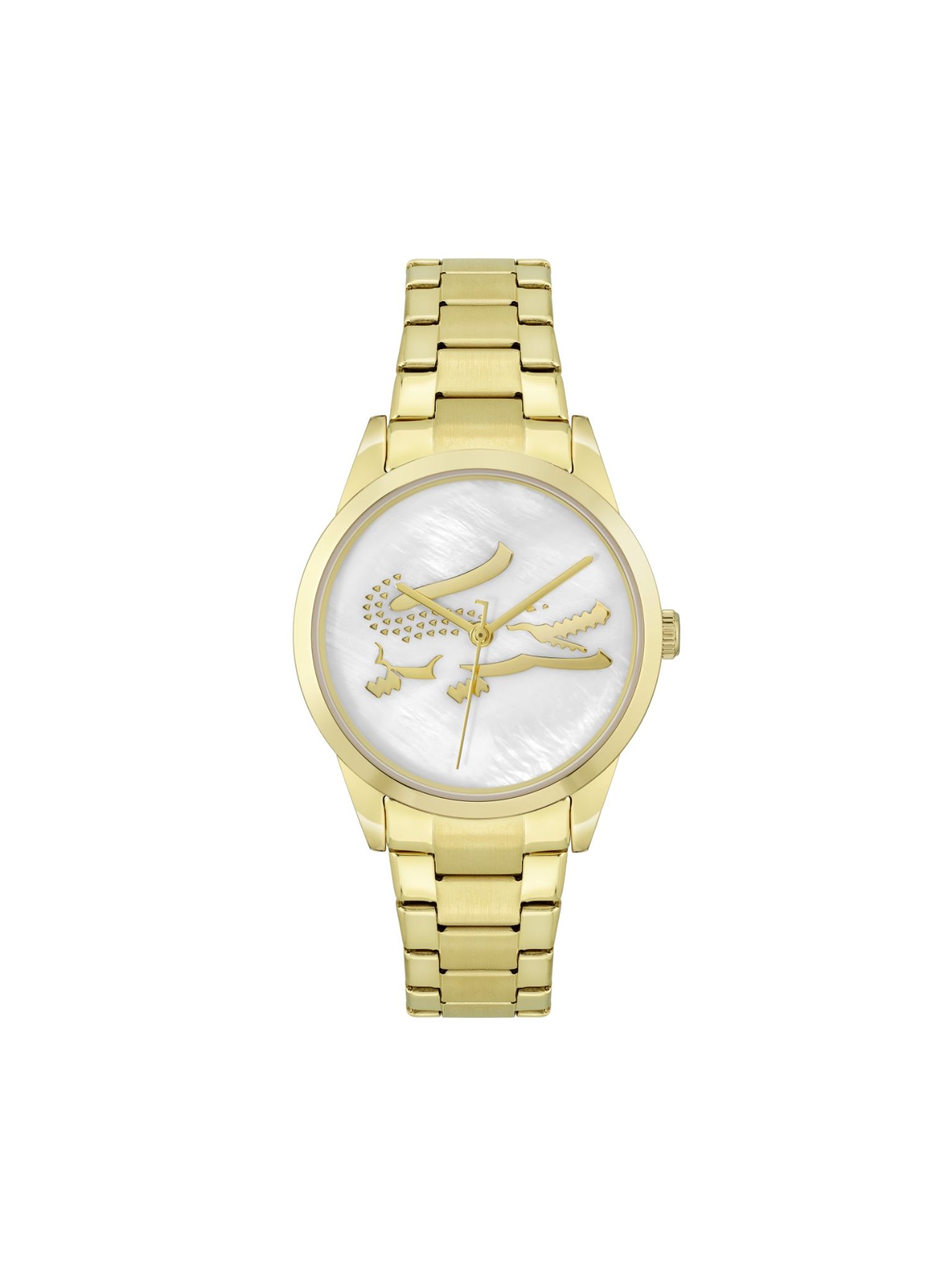 Lacoste Lady croc Mini Quartz White Round Dial_0