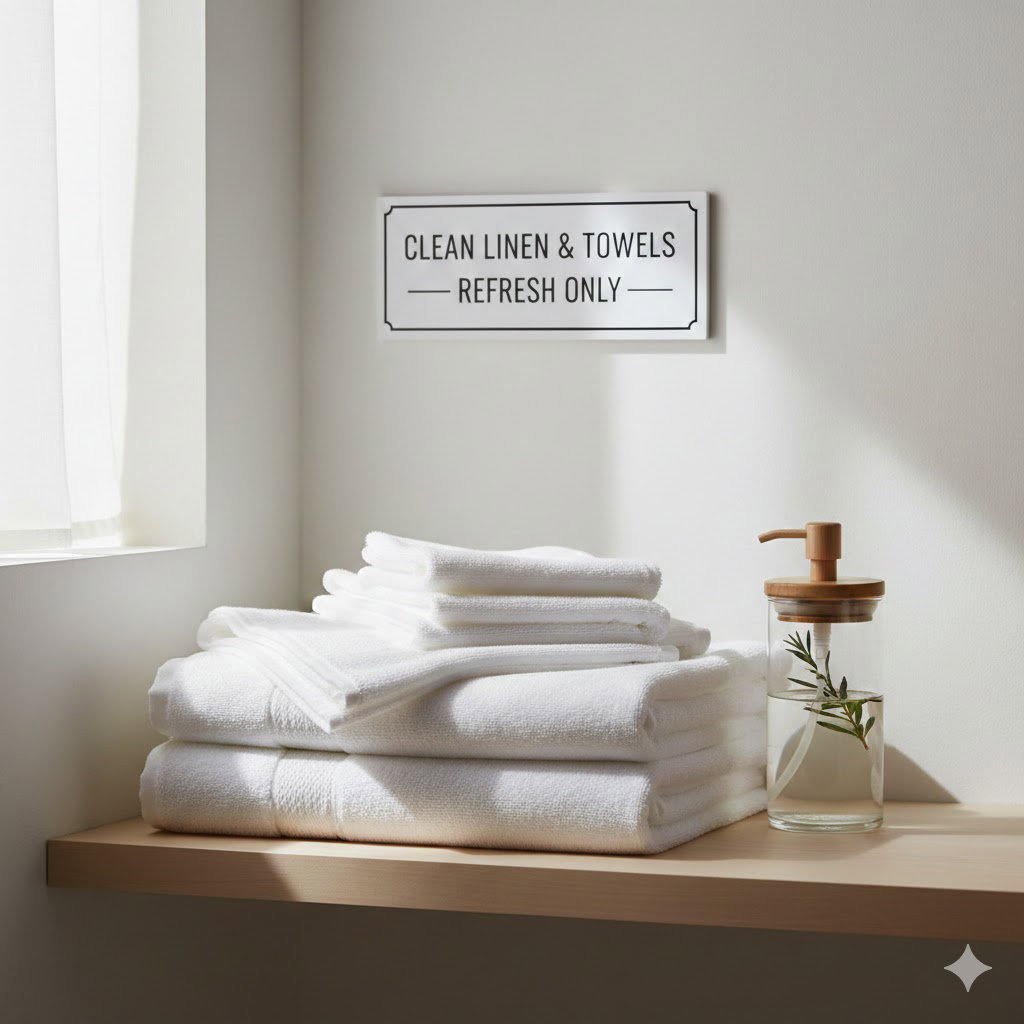 Clean Linen & Towels – Refresh Only