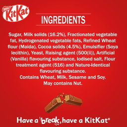 KIT KAT 3 Fingers, Choco Coated Wafer Bar, (28 x 28.5g), 798g, Box
