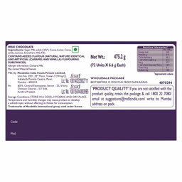 Cadbury Dairy Milk Chocolate, 6.3gram (Pack of 72)