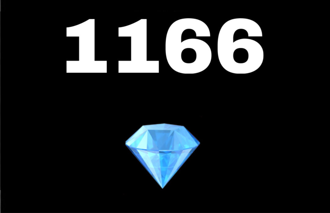 1166π diamantes