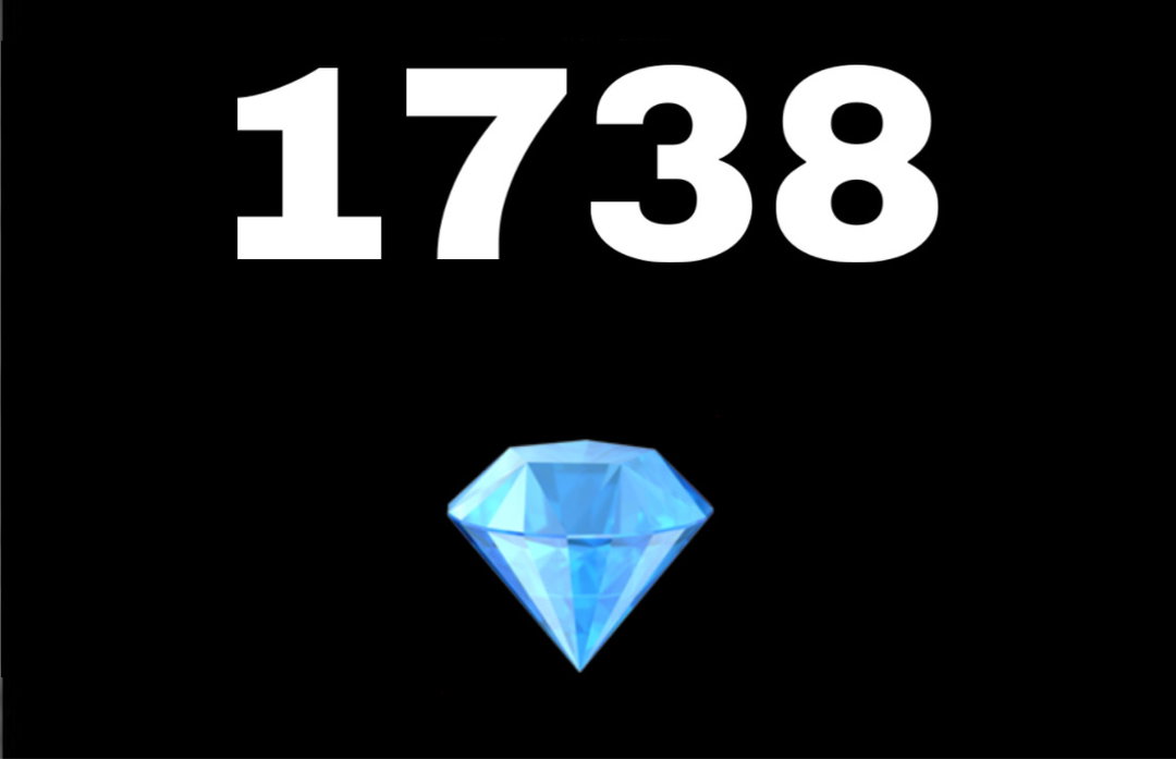 1738π diamantes