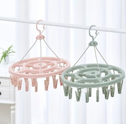 Socks Drying Rack Windproof Clothespin Household Thickened Multifunctional Hanger Clothes Underwear Drying Socks Hanging Artifact