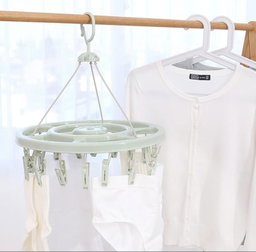 Socks Drying Rack Windproof Clothespin Household Thickened Multifunctional Hanger Clothes Underwear Drying Socks Hanging Artifact