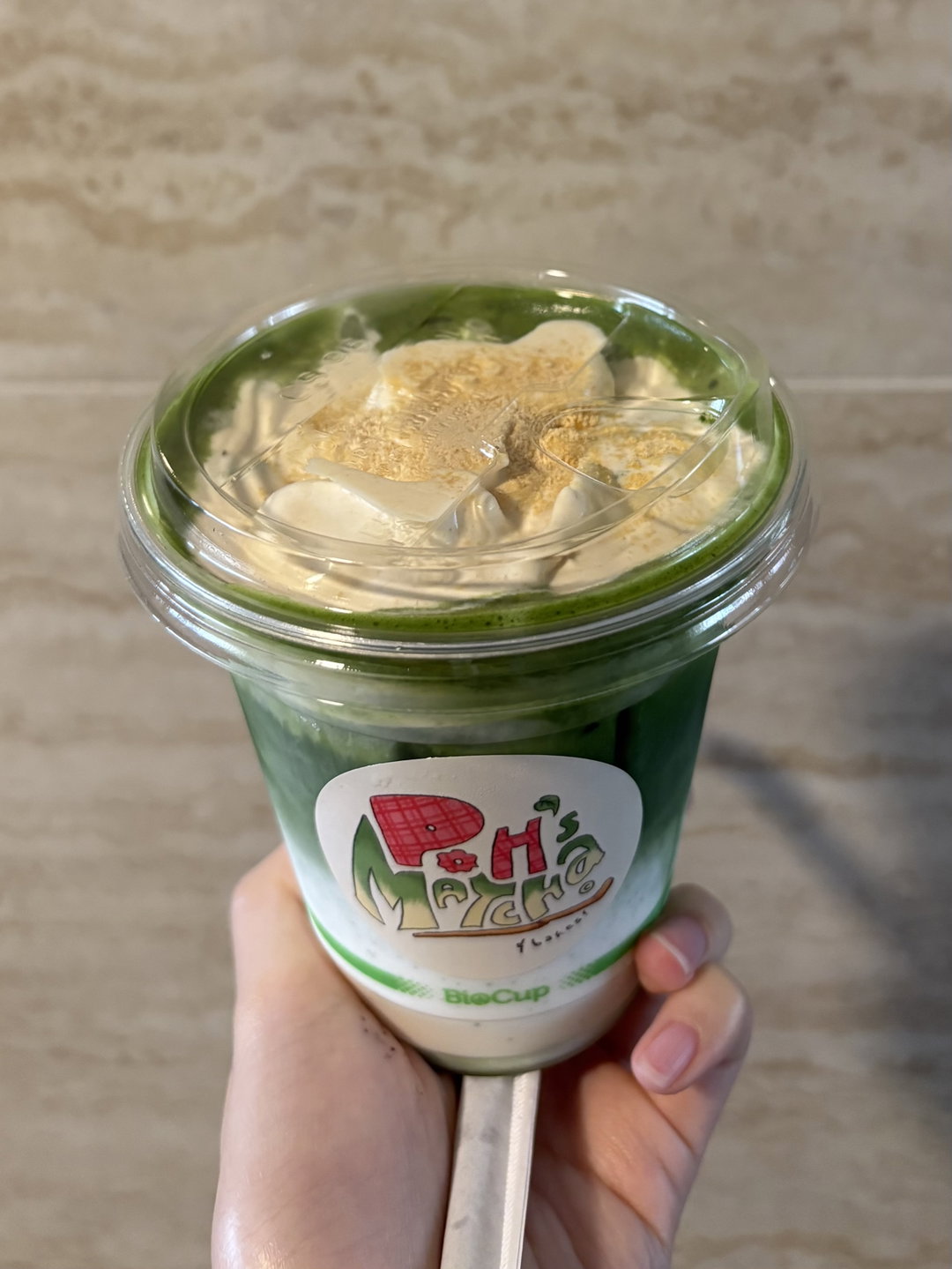 KINAKO CREAM matcha latte