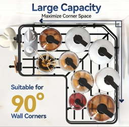5 Pieces Corner Shower Caddy, Shower Space Saver