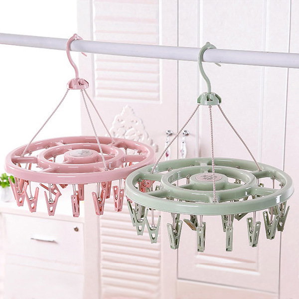 Socks Drying Rack Windproof Clothespin Household Thickened Multifunctional Hanger Clothes Underwear Drying Socks Hanging Artifact