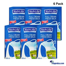 RICH LIFE FULL CREAM FRESH MILK 1000ML