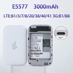 E5577 4G wireless router mobile wifi router 4G LTE MIFI 3000mAh battery LCD