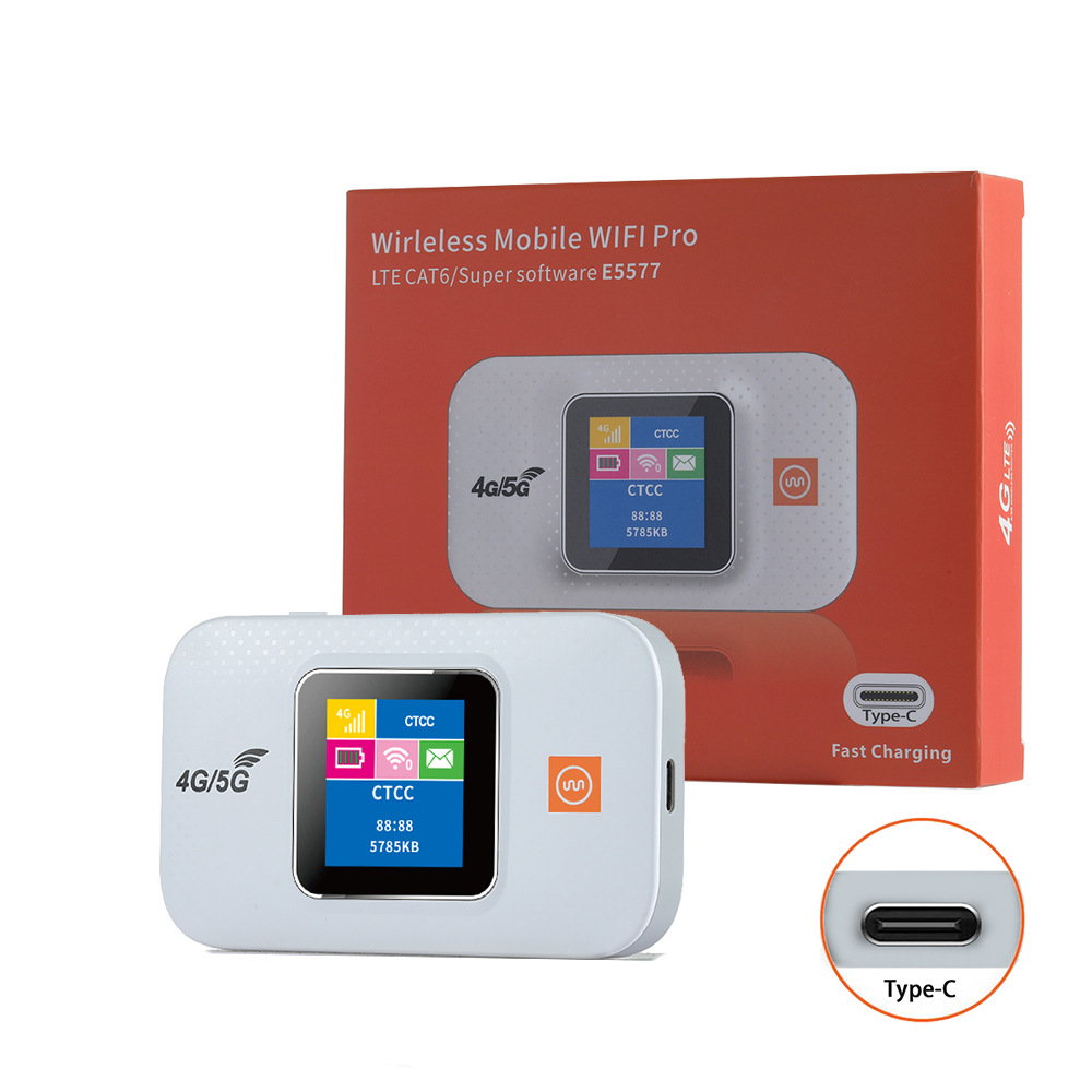 E5577 4G wireless router mobile wifi router 4G LTE MIFI 3000mAh battery LCD_0