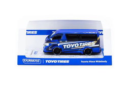 TARMAC WORKS MODEL 1/64 TOYOTA HIACE WIDEBODY TOYO TIRES