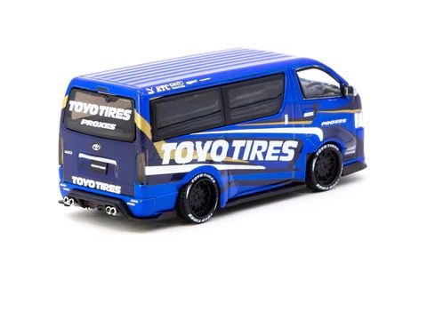 TARMAC WORKS MODEL 1/64 TOYOTA HIACE WIDEBODY TOYO TIRES_2