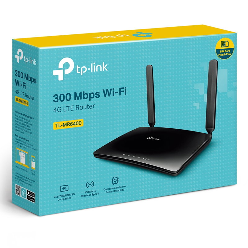 Tp Link 300 Mbps Wifi 4g Lite Router Tl Mr6400