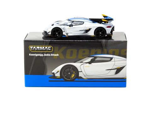 TARMAC WORKS MODEL 1/64 KOENIGSEGG JESKO ATTACK - SILVER_3