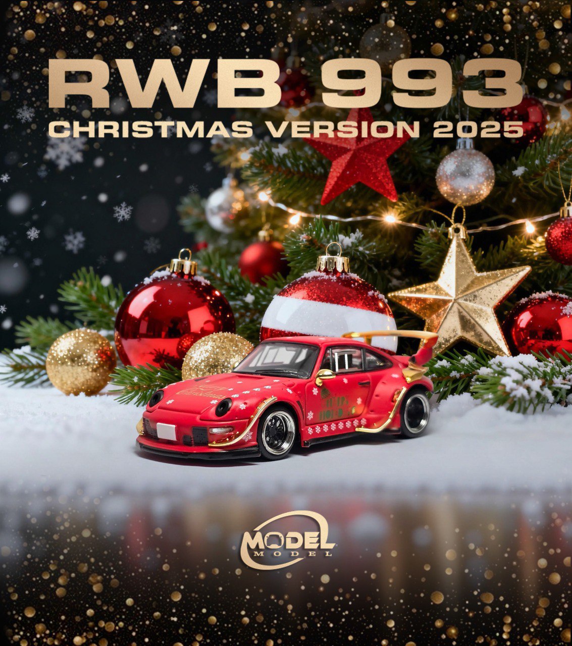 MODEL MODEL 1/64 PORSCHE RWB 993 - CHRISTMAS VERSION 2025_2