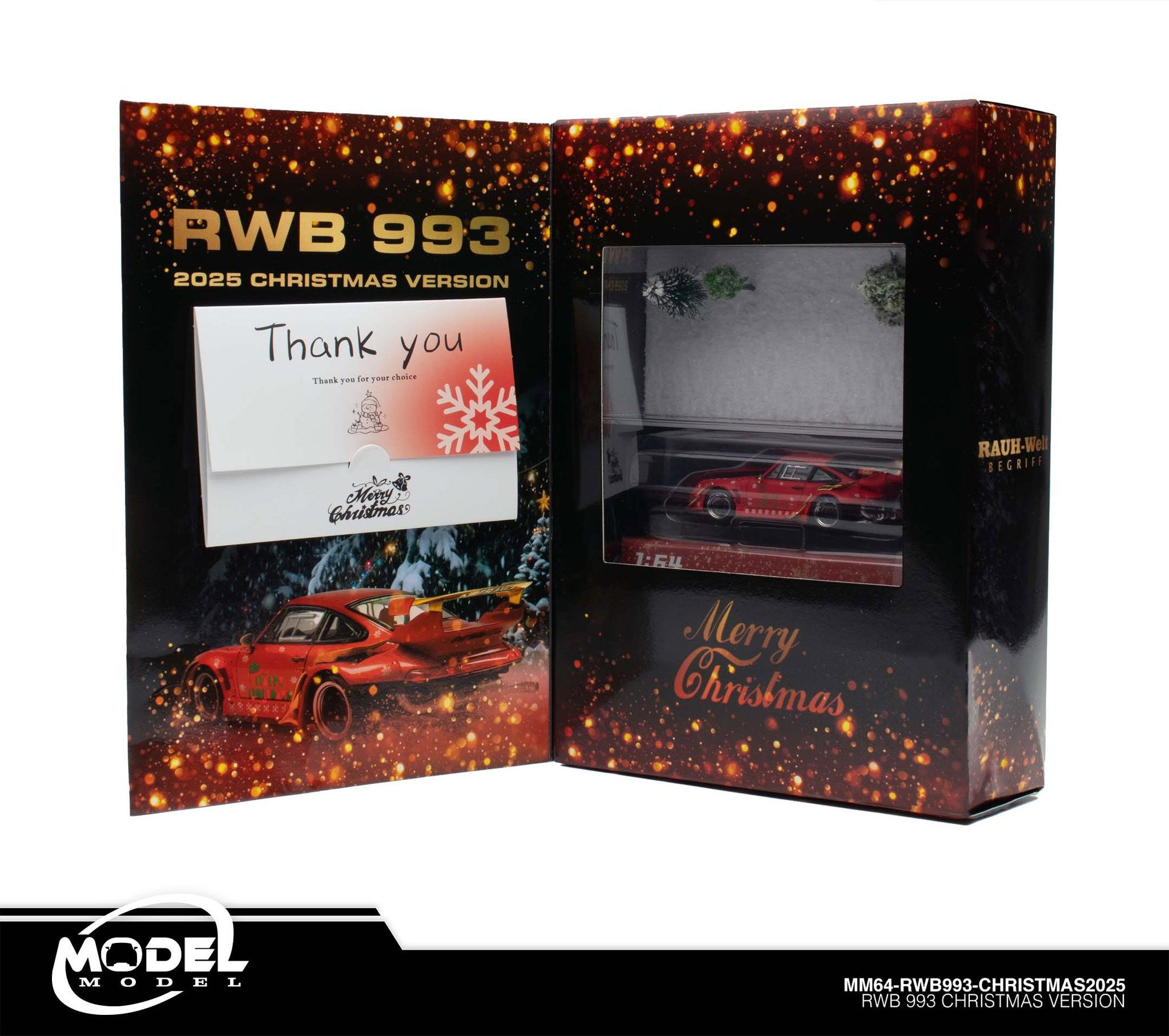 MODEL MODEL 1/64 PORSCHE RWB 993 - CHRISTMAS VERSION 2025_1