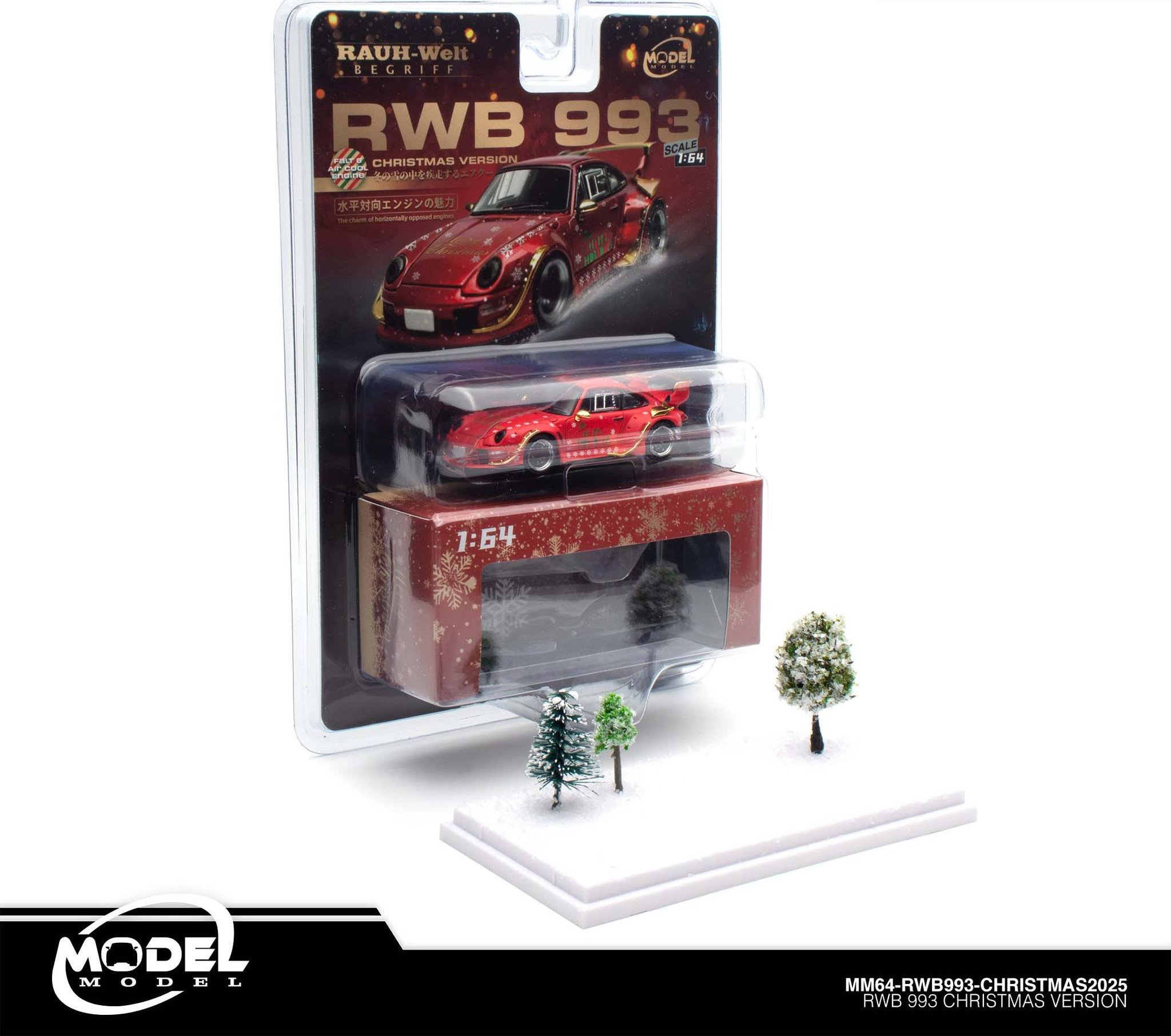 MODEL MODEL 1/64 PORSCHE RWB 993 - CHRISTMAS VERSION 2025_0