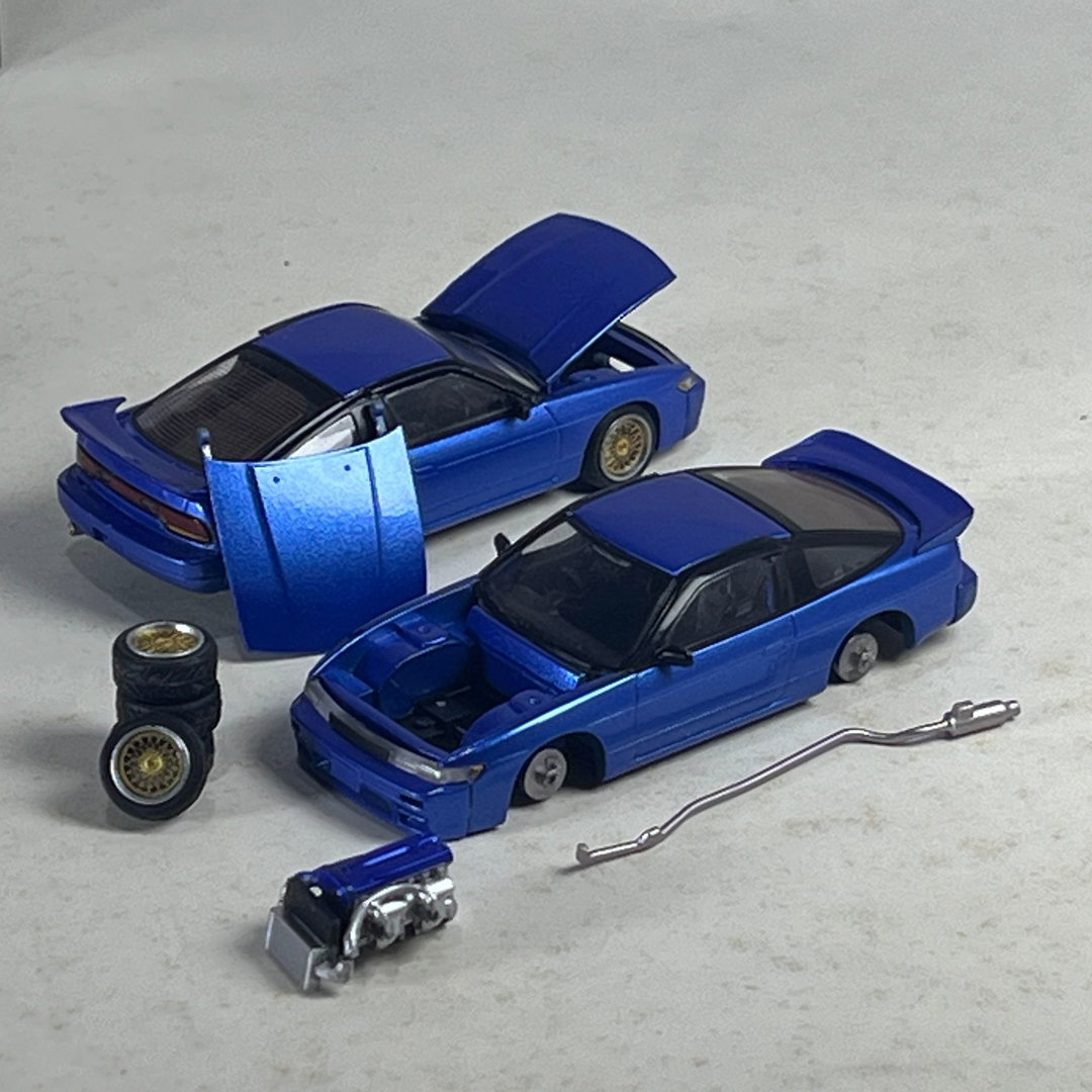 PEAKO MODEL 1/64 NISSAN SILVIA S13 - BLUE
