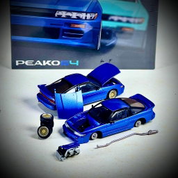 PEAKO MODEL 1/64 NISSAN SILVIA S13 - BLUE