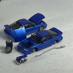 PEAKO MODEL 1/64 NISSAN SILVIA S13 - BLUE