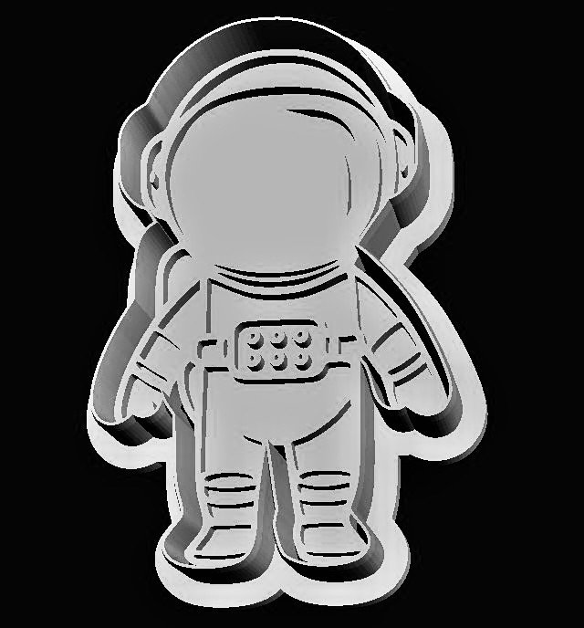 Astonaut cutter & stamp_0