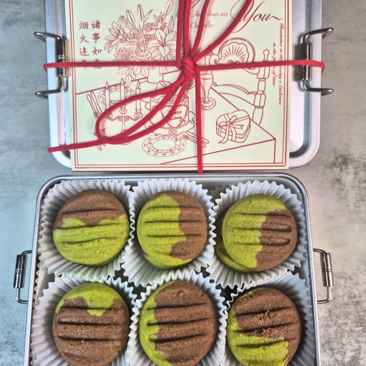 Mix of Matcha & Chocolate Butter Cookies_3