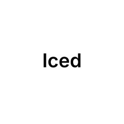 Iced Drinks