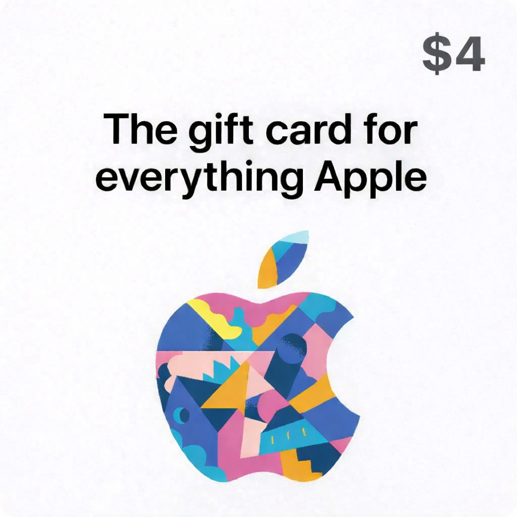 $4 Apple Gift Card_0
