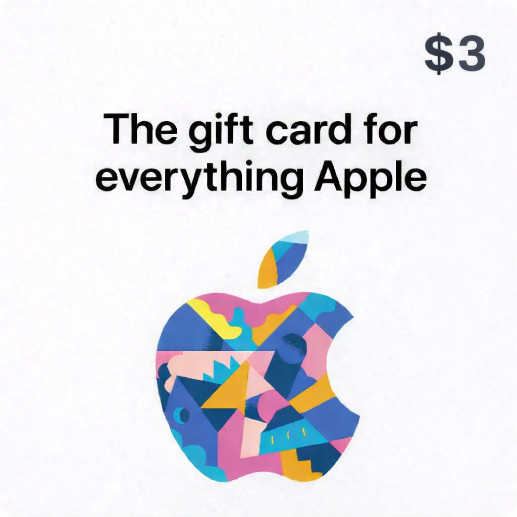 $3 Apple Gift Card