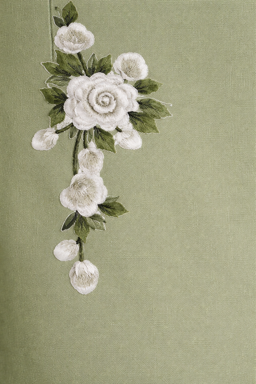 Japonica Camellia on Sage _3