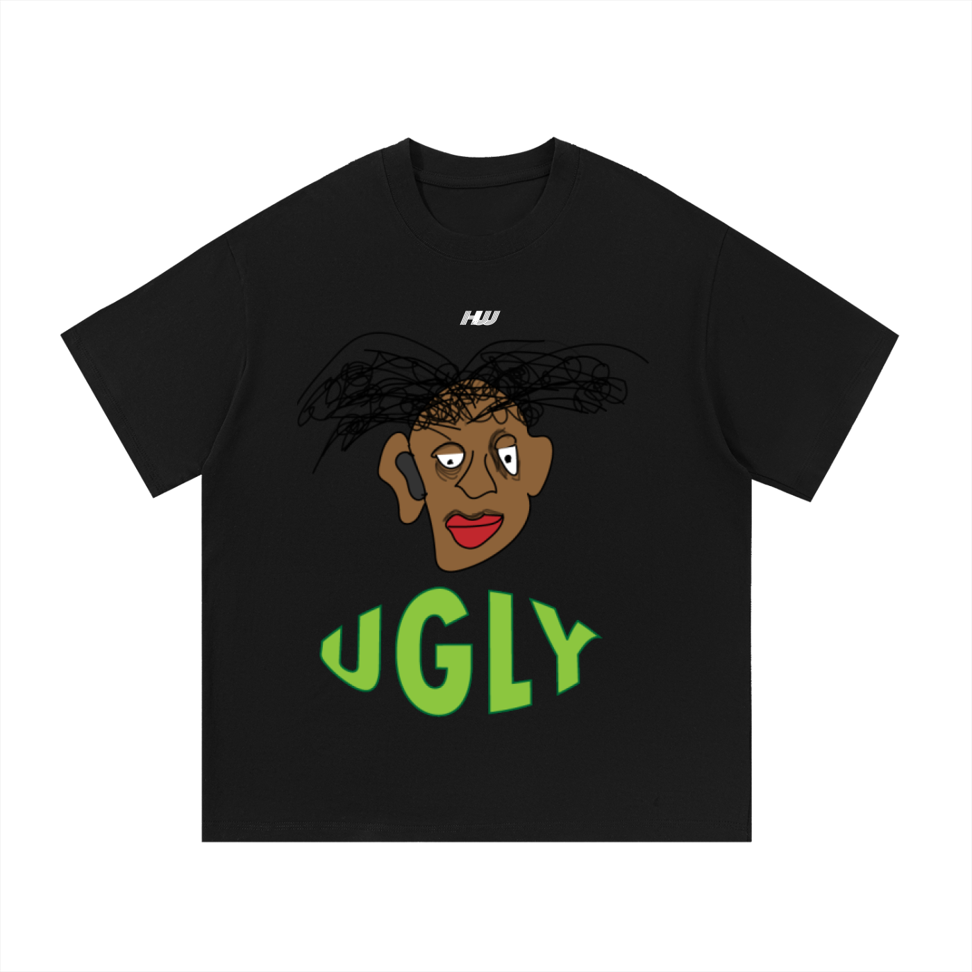 HYpeWOrth NSB - JUST GOT UGLY Black Tee_0
