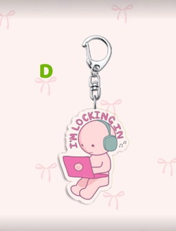 Smiski Keychain