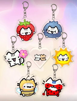 Silly Cat Keychains