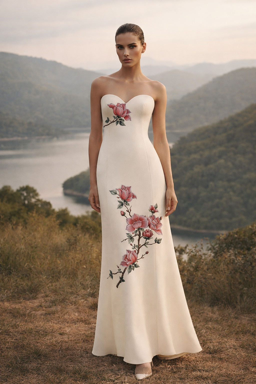 Japonica Magnolia on Ivory_2