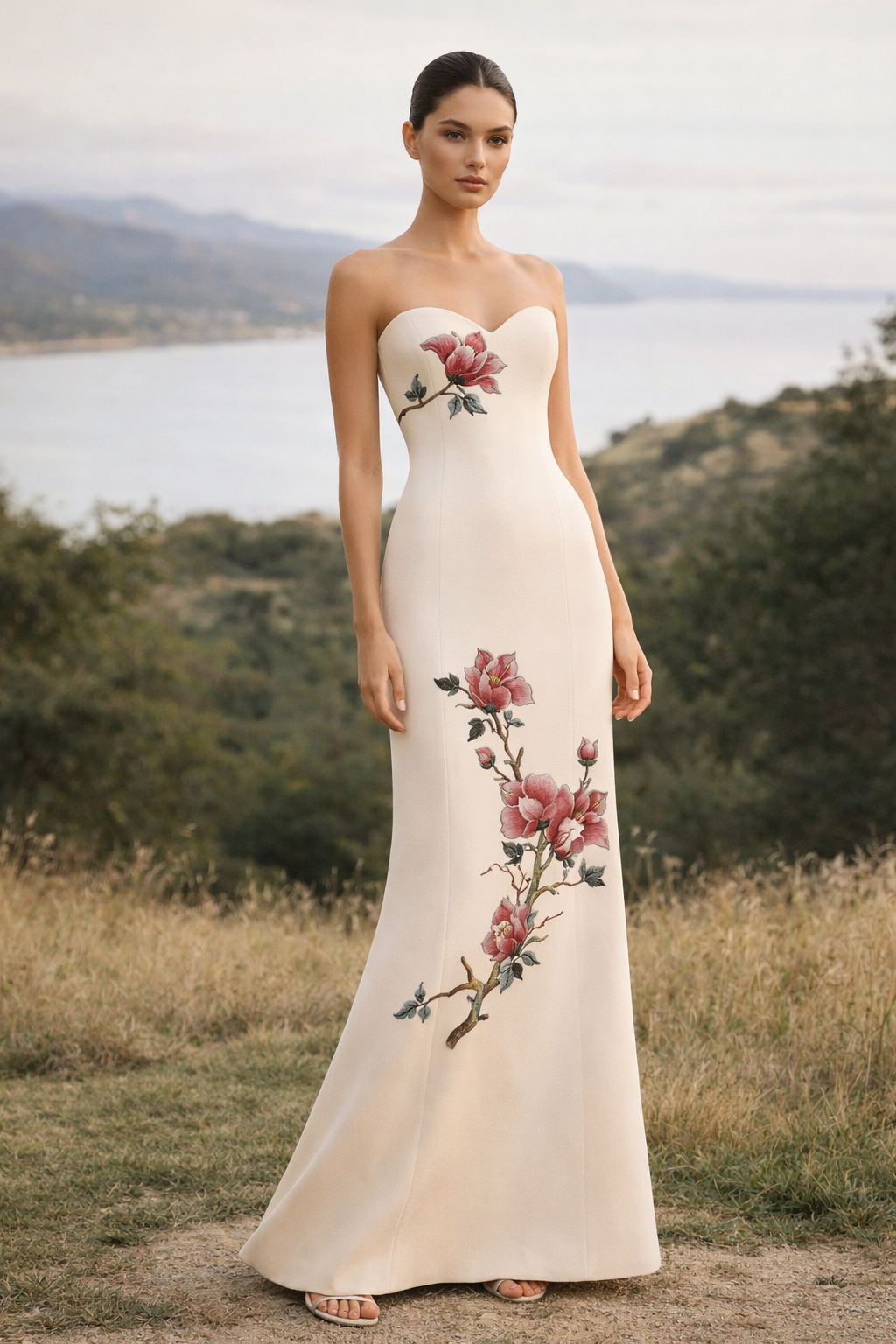Japonica Magnolia on Ivory_1