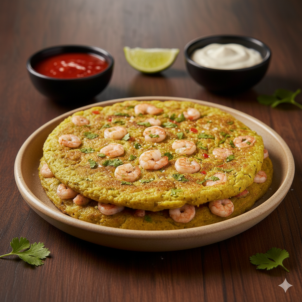 Tortilla de camarón