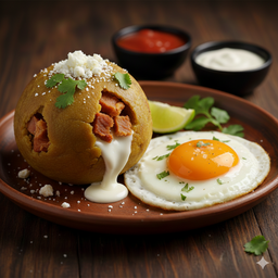 Bolon mixto con huevo