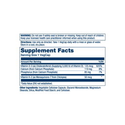 Solaray - Vitamin D3 + K2