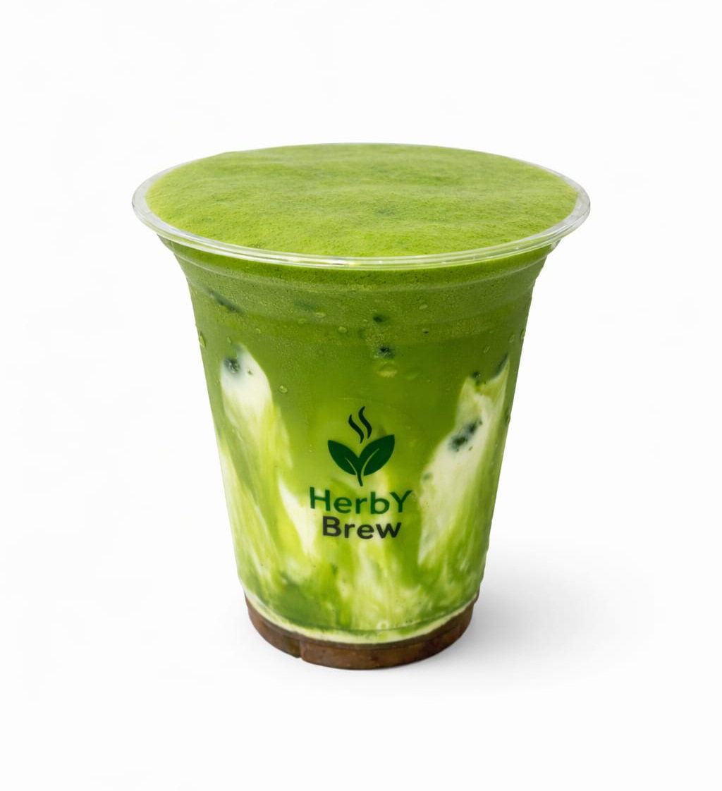 Iced Yuzu Matcha Latte