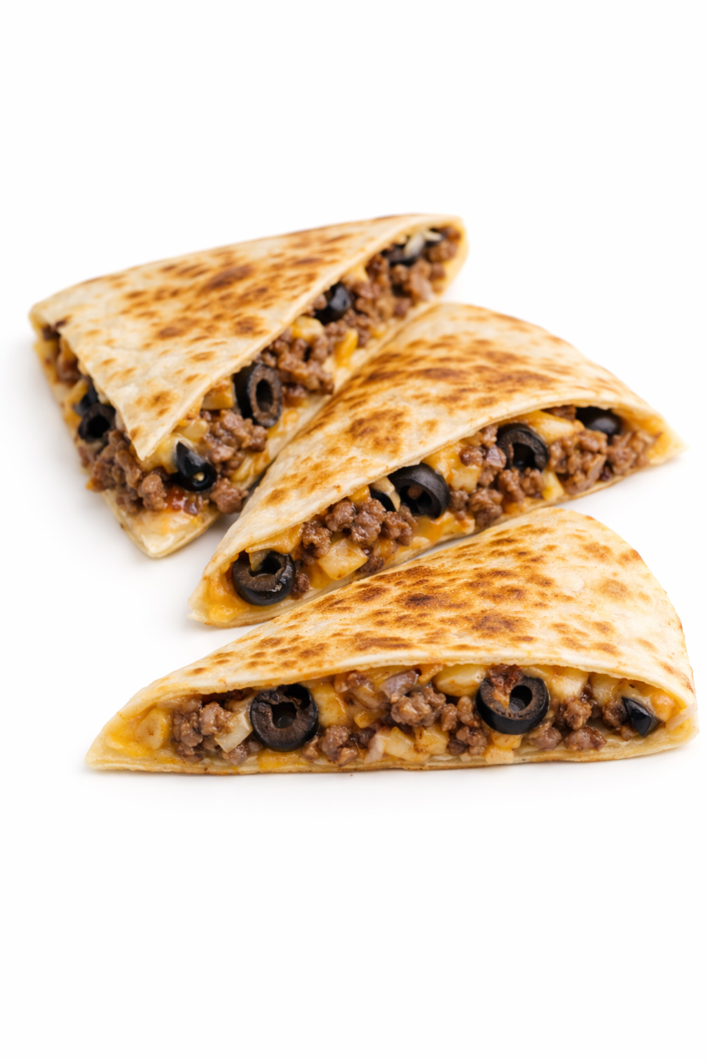 Quesadilla boeuf aux olives noires