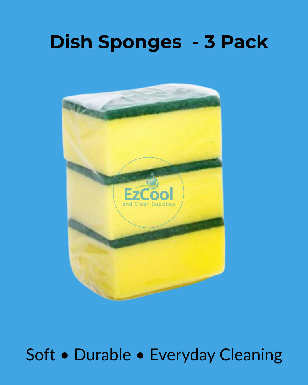 Dish Sponges – 3 Pack