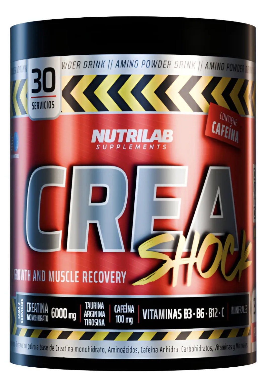 Creatina CreaShock 300g + Cafeina + Vitamina nutrilab_3