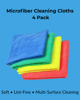 Microfiber Cleaning Cloths – 4 Pack