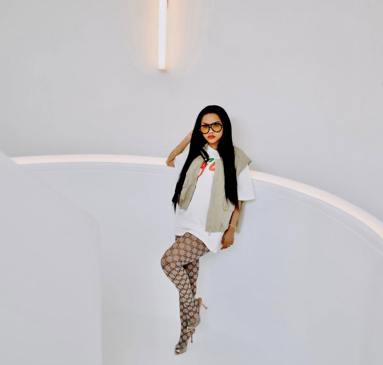 QUILTED vest top_0