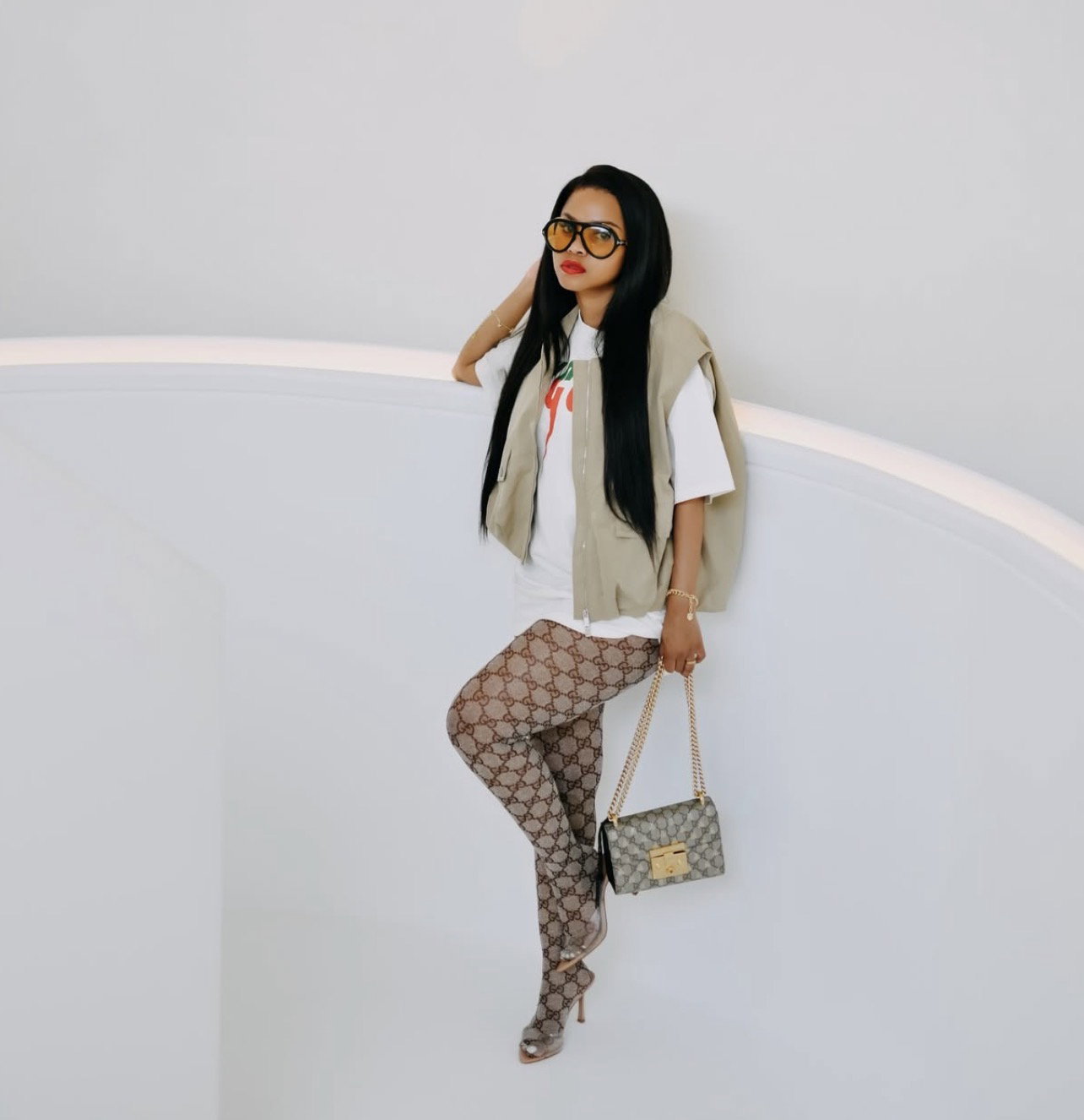 QUILTED vest top_1