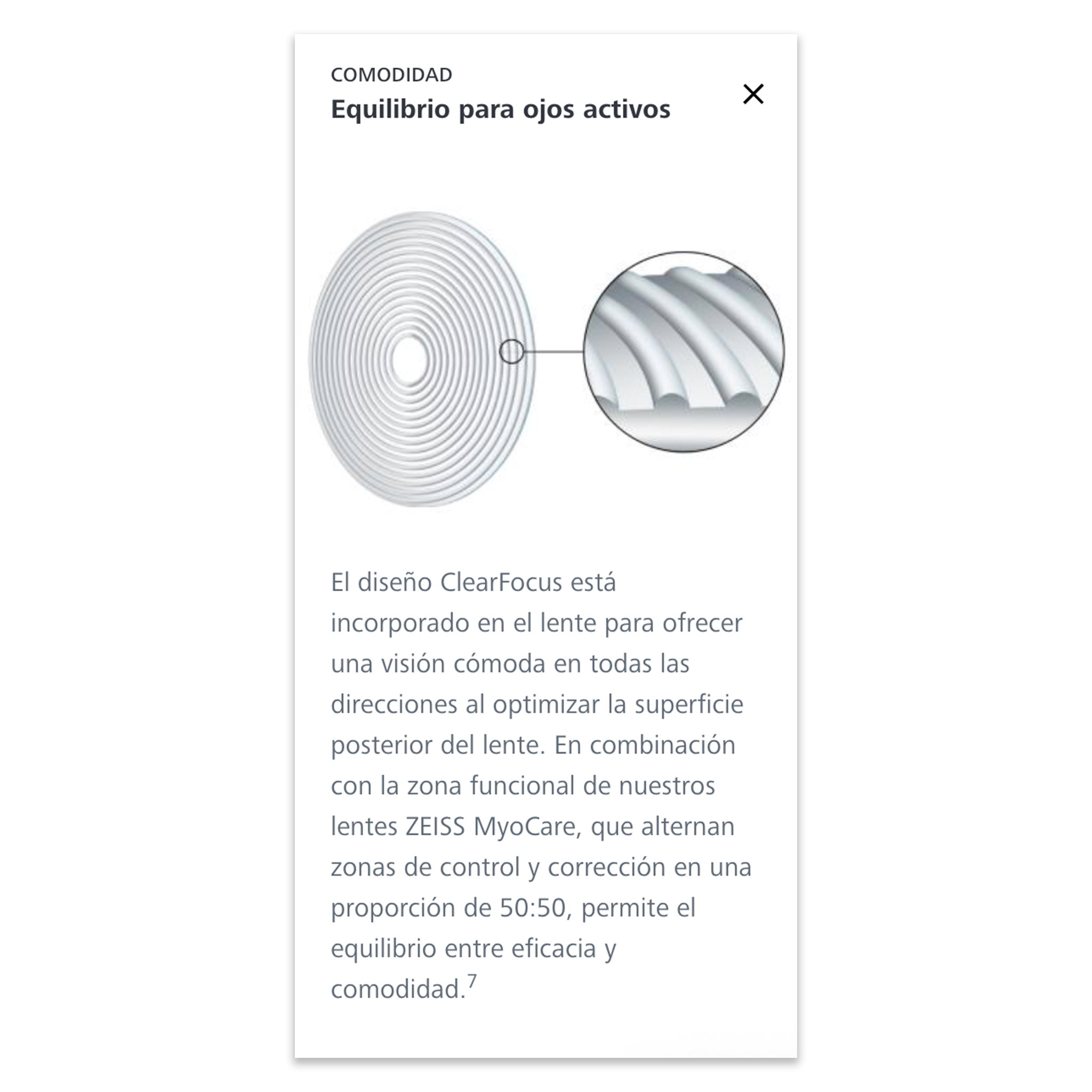 Lentes MyoCare® con tecnología ZEISS C.A.R.E._4