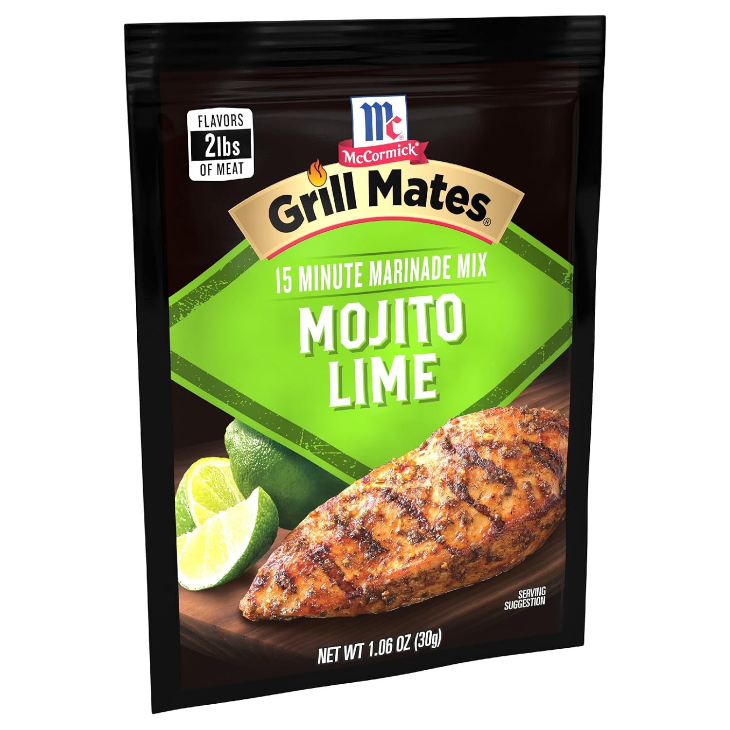 McCormick Grill Mates Mojito Lime Marinade Mix, 1.06 oz _0