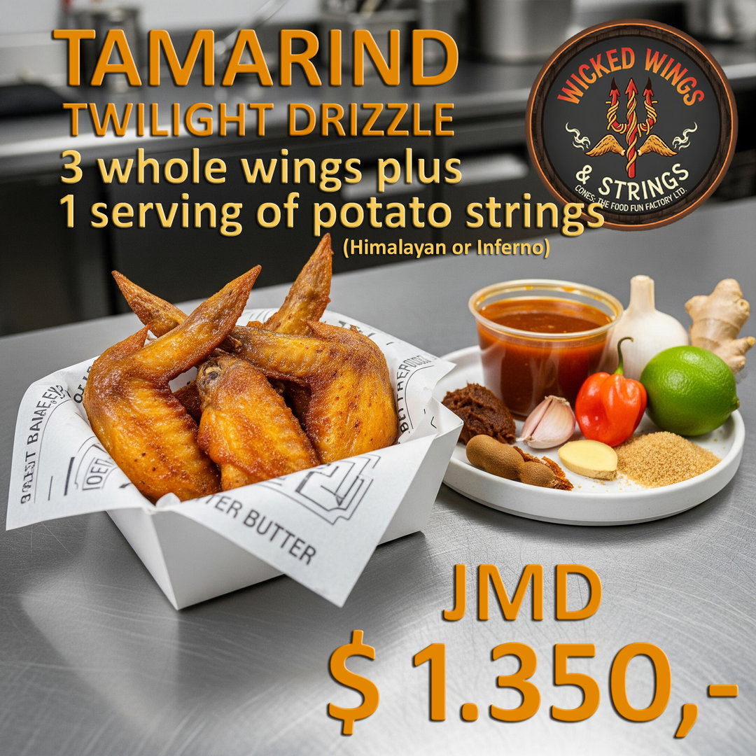 Tamarind Twilight Drizzle 3 Wing Combo