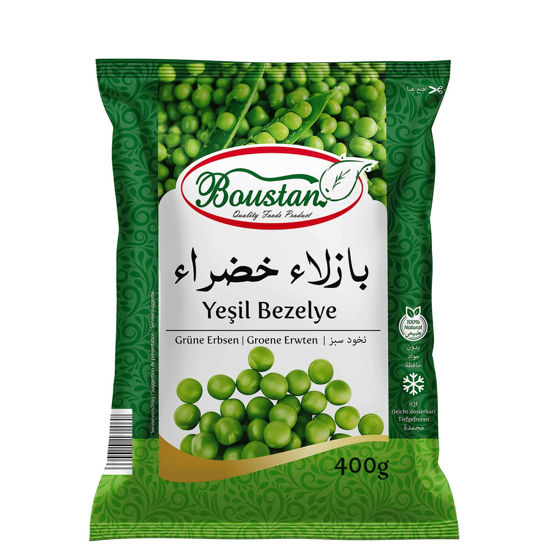 400g| Boustan grüne Erbsen | بازلاء خضراء